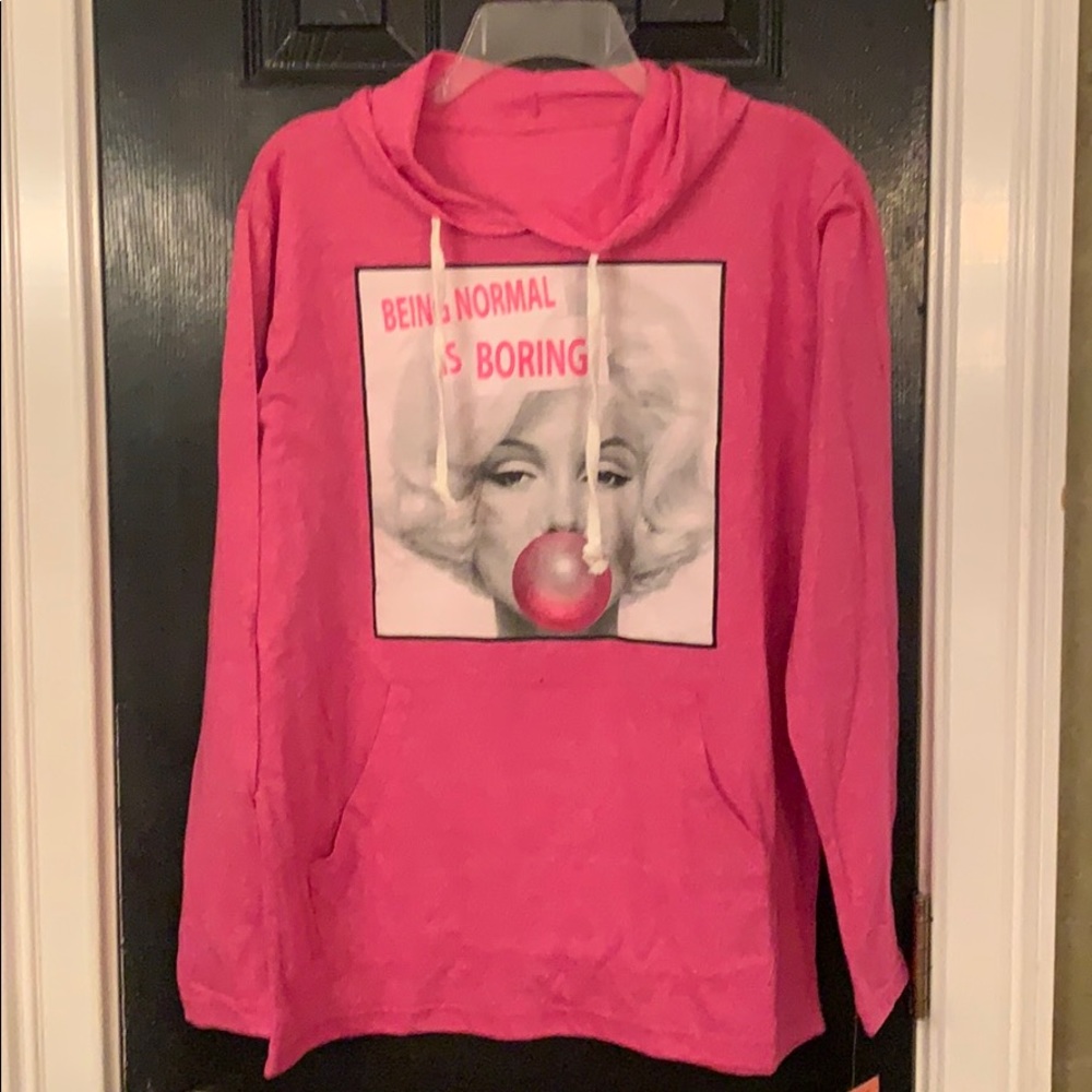 New oversized Marilyn Monroe hoodie M